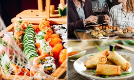 2-gangen sushidiner + koffie of thee bij Kensho Masala